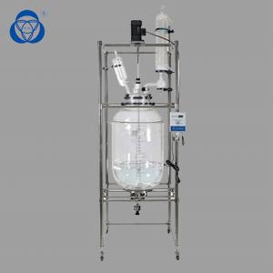  Process Industry Jacketed Glass Reactor Vessel Fine Chemical Synthesis Applied Manufactures