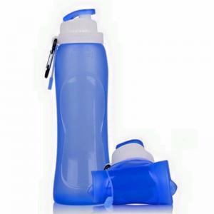  Non-toxic BPA free food grade collapsible Silicone Water Bottle of Portable Travelling Products Manufactures