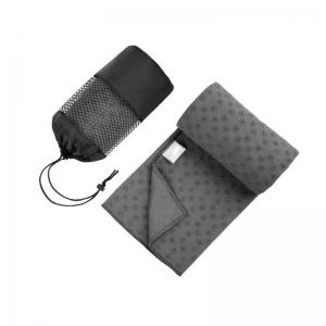 Eco Friendly Non Slip Digital Printed Yoga Microfiber Mat Towel With Corner Pockets Manufactures