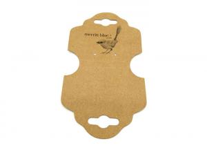 China Folded Personalized Hang Tags , Custom Printed Swing Tags For Earring on sale