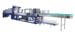 Automatic Beverage PE Shrink Film Wrapping Machine For Glass Bottle Water Line Manufactures