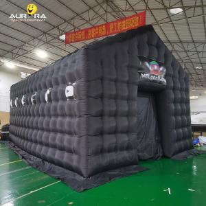  Portable Inflatable Nightclub Tent Disco Lighting Music Bar Party Inflatable Cube Tent Manufactures