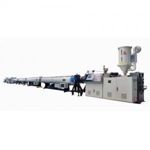 China Conical Twin Screw PVC Pipe Manufacturing Machine With Belling Machine on sale