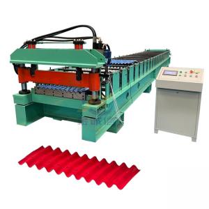 China High Efficiency Corrugated Iron Rolling Machine With Delta PLC on sale