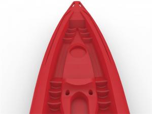  3.8 Meters LLDPE Roto Molded Plastic Kayak Polyethylene Kayak With Double Wall Cover Manufactures