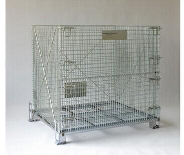 Quality Heavy Duty Rigid Wire Container Storage Cage And Wire Mesh Container for sale