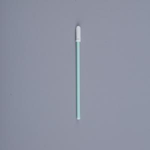  Semiconductor Cleaning Anti Static Swabs Thin Head White Foam Green Stick Manufactures