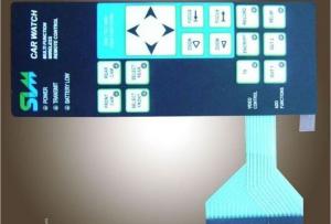 China PET Film Overlay Matrix Membrane keypad , Touch Screen Keyboard Membrane Switch on sale