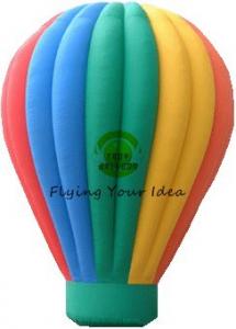  Customized Color Inflatable Advertising Balloon With Air Balloon Shape For Trade Fair Manufactures