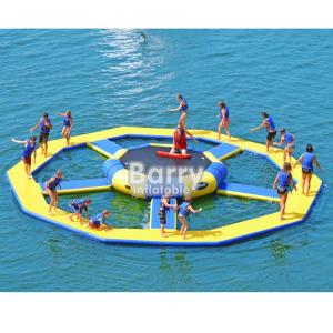 China Bouncer Water Park Inflatable Water Toys / Inflatable Trampoline on sale