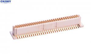  Surface Mount Board To Board Connector  , 64 PIN 1mm Pitch Header 0.5A Rated Current Manufactures