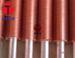 China Longitudinal Heat Exchanger Coil Aluminium Copper Fin Tube Extruded Embedded Type on sale