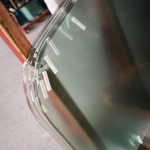  6mm Nano Self Cleaning Arc Shaped Shower Tempered Glass Bathtub Screen Manufactures