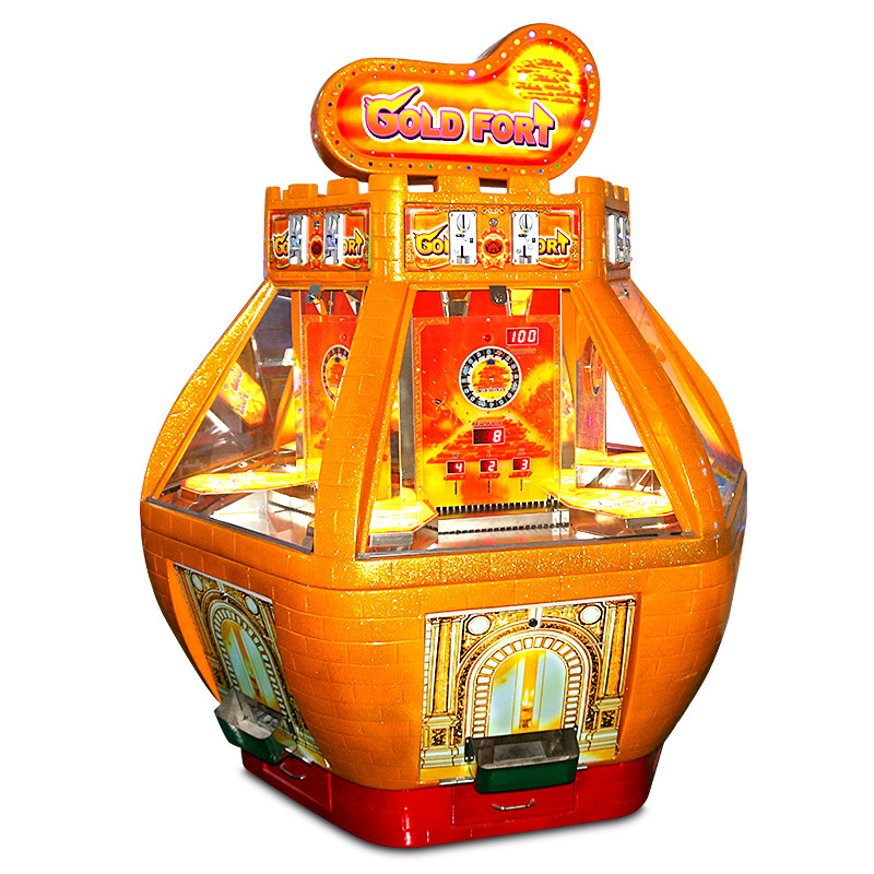Electronic Lottery Gold Fort Prize Game Machine For Theater English Version