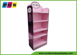 China Retail Floor Cardboard Display Stands Install 5 Shelves For Box Packaging Bears FL165 on sale