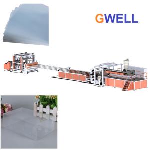 China 1220mm Pvc Sheet Machine Transparent Rigid Sheet Extrusion Line Plant on sale
