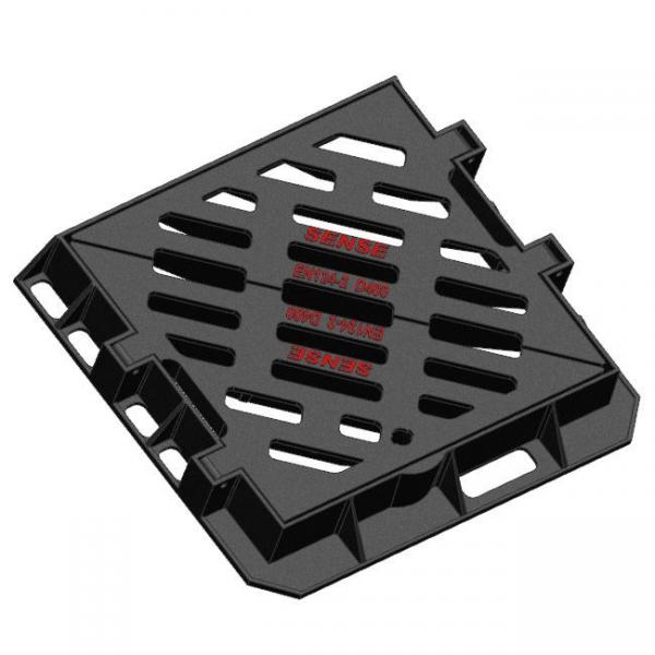 Quality EN1433 Gully Grating Double Triangle , Cast Iron Gully Grate STEADY POWER Model for sale