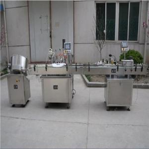 Medicine Eye Drop Filling And Capping Machine With Unscramble Bottle , Vibration Plate