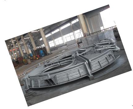 Quality Stable Operation Water Cooled Panel Electric Arc Furnace Shell Cover lifting and rotary device for sale
