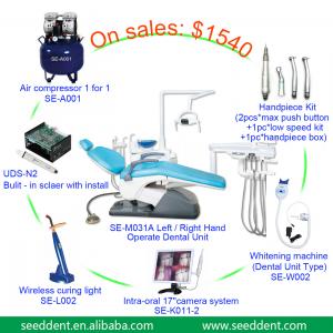 China Hot Selling Left - Right Hand Operate Sillon Dental Unit / Foshan Seeddent Dental Chair Promotion set SE-M031A on sale