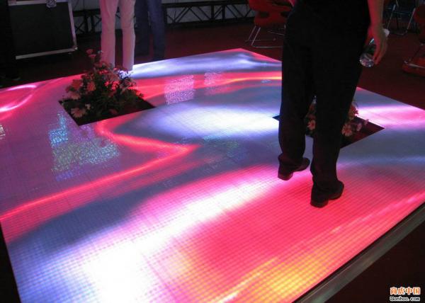 Quality Full Color Indoor Dance Floor LED Display , LED Light Up Dance Floor Tiles for sale