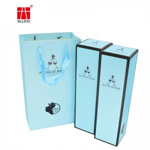 China Liquor Champagne Wine Bottle Gift Boxes SGS BSCI Certificates on sale