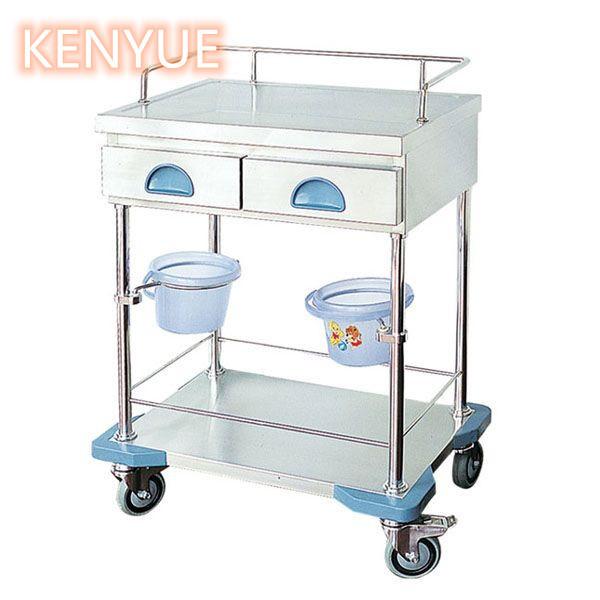 Quality Hospital Instrument Medical Trolley Cart With 2 Layers 3 Layers Drawers for sale