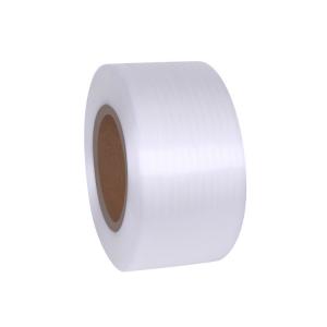 China Printed Plastic PP Strapping Band Roll 12mm Width 50kg Tension 1.2mm Thickness on sale