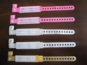  China original ABS plastic Plug-in type Child/adult Medical ID bracelets Manufactures