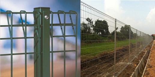 Quality Roll Top BRC Welded Wire Mesh Fence Panels Galvanized / Powder Coated for sale
