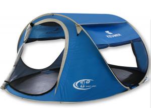 China Convenient Pop Up Beach Tent , Instant Camping Tents With Sunshade Cover on sale