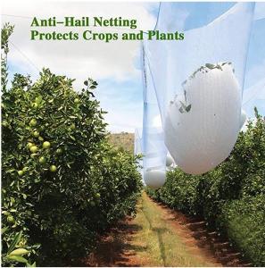 China Agricultural HDPE White Anti Hail Net , UV Stabilized Fruit Tree Netting on sale