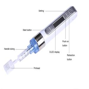 China Deep Cleansing Feature Drema Pen with Micro-needle Disposable 2 In 1 Nano Meso Injector And Derma Pen Micro Needle Pen M on sale