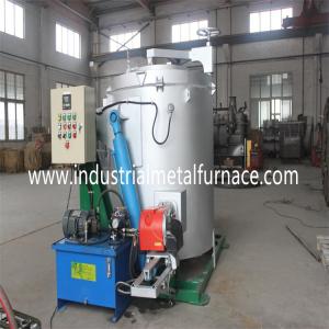 China 1400 Degree Industrial Metal Melting Furnace Copper Scraps Tilting Type Crucible Furnace on sale
