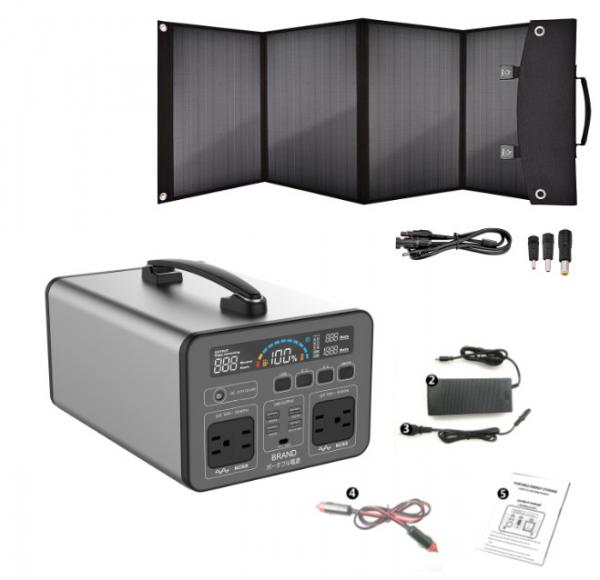 Quality Job Site Field Off Road 1000WH 270Ah Portable Solar Power Kits for sale