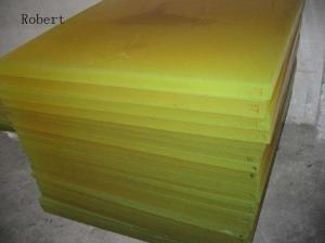 China Elastic Industrial Polyurethane Rubber Sheet , Abrasion Resistant PU Rubber Sheet on sale