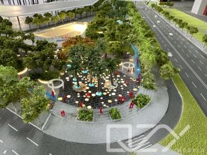 China Sport Oasis L&B Landscape Models With Flower Tree Street Models Government project display on sale