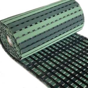 China Open Grid Drainage Non Slip PVC Flooring Rolls 8mm For Swimming Pools on sale
