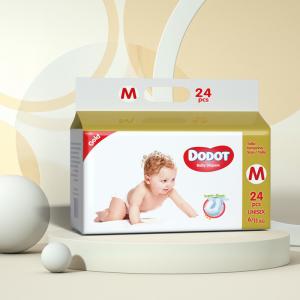  Heeppo Manufacture Wholesale Newborn White Cotton Biodegradable Soft Grade A Cloth Like FilmBaby Disposable Diaper Manufactures