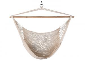 China Nontoxic Hanging Hammock Chair Indoor With Polyester Cotton Rope Material on sale