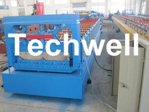  Hydraulic Cutting 5.5KW Secret Joint Roof Panel Roll Forming Machine With CE Manufactures