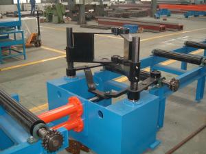 China Horizontal Assembly H beam Production Line , Industrial Steel Flange H Beam Straightening Machine on sale