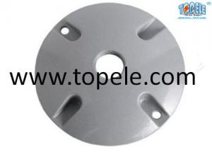  UL One / Two/Three Holes Round Electrical Conduit Box Cover For Lamp Holder Manufactures