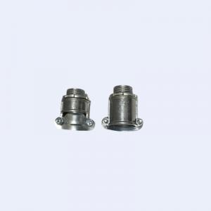 China 1/2Inch 2Inch Polishing Flexible Conduit Fittings Galvanized Steel 1.0mm Clamp on sale
