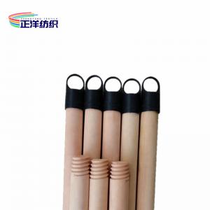 China 65-150cm Cleaning Mop Handle Natural Painted Plastic Coated Wooden Mop Handle Broom Stick on sale