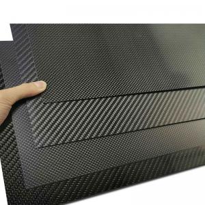  3K Twill Matte Carbon Fiber Plate 0.3mm Thickness For Tripod Manufactures