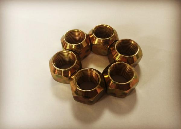 Quality M14*1.5  Left Hand Thread Carbon Steel Wheel  Nuts With 15mm Thickness for sale