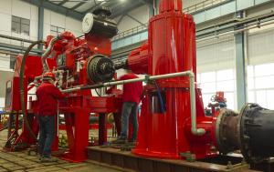 China UL Listed 2000 GPM Vertical Turbine  Fire Fighting Water Pump with Diesel Engine / Electric Motor Driven on sale