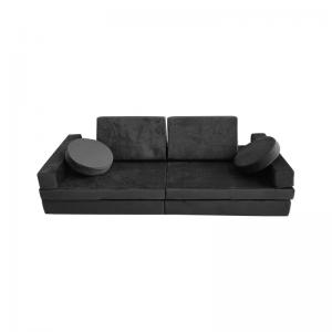 Micro-Suede Modular Sectional Couch Play Sofa Set With Waterproof Inner Liner Manufactures