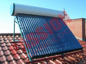  Roof Flat Solar Water Heater , Copper Pipe Solar Water Heater For Washing Manufactures